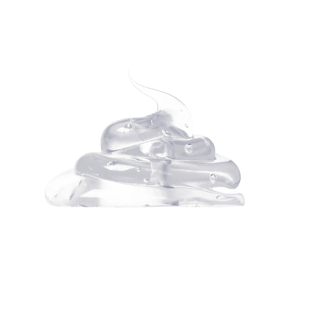 HR 2X Lubricating Jelly,"Clear gel swirl with air bubbles"