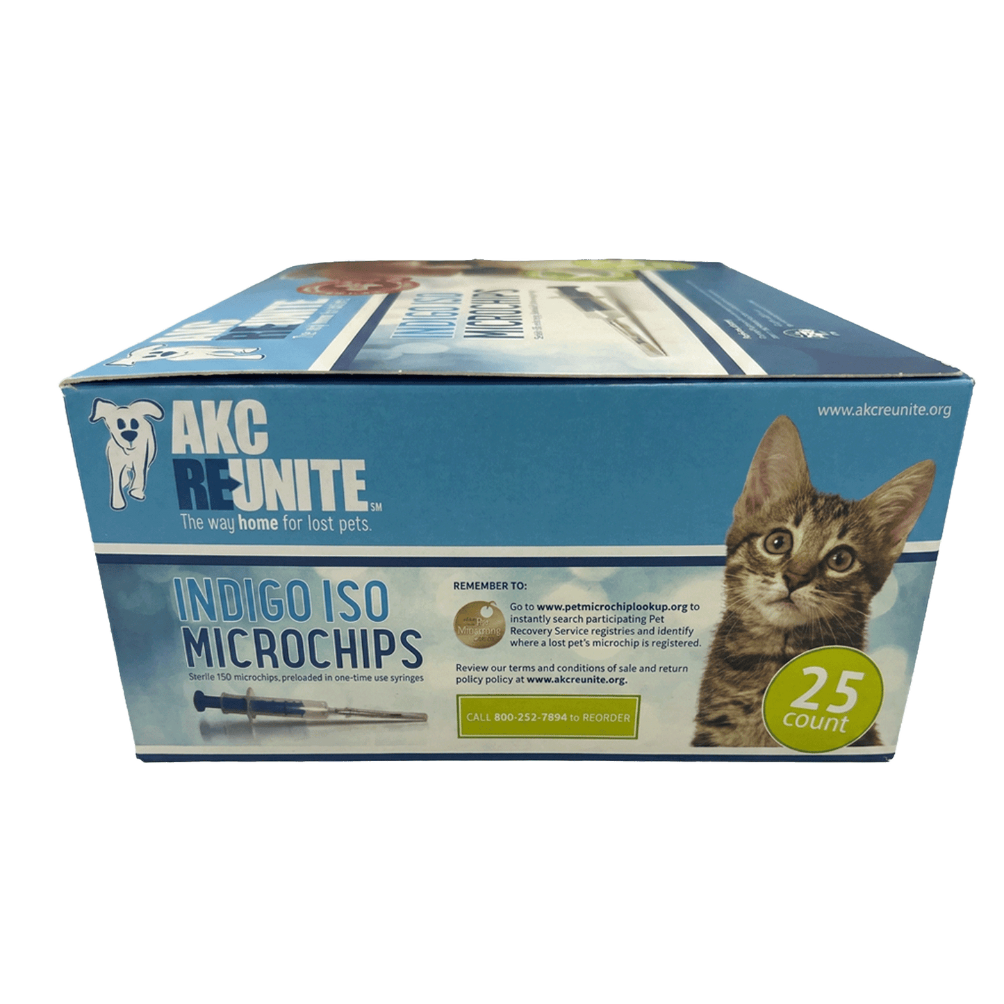 AKC Reunite Indigo ISO Microchips