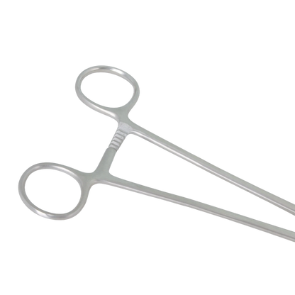 Metal Forceps,"Silver ring-handled forceps shown crossed"