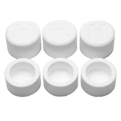 Puppywarmer Oxygen Concentrator Replacement Parts,"Set of six white round plastic caps"