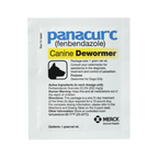 Panacur® C Canine Dewormer,"Single white dewormer packet with dog silhouette icon"