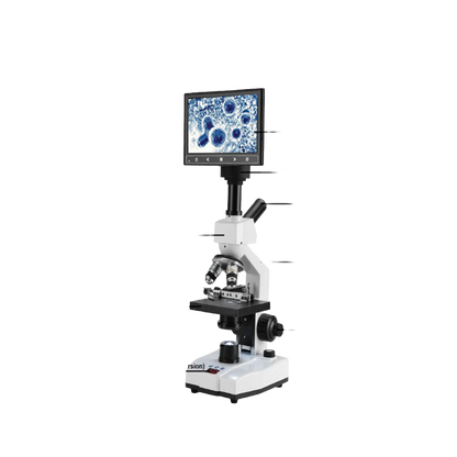 SS-MICROTEMP Heated Stage Microscope with LCD Screen,"Microscope with mounted LCD screen and heated stage"