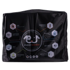 Puppywarmer Cover,"Black fitted cover with printed icons and front logo"