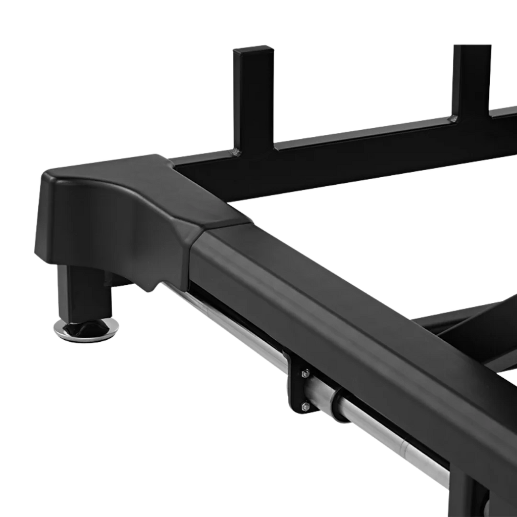Dog Grooming Electric Tub with Sliding Door by Waggz,"Black metal tub base frame with leveling foot"