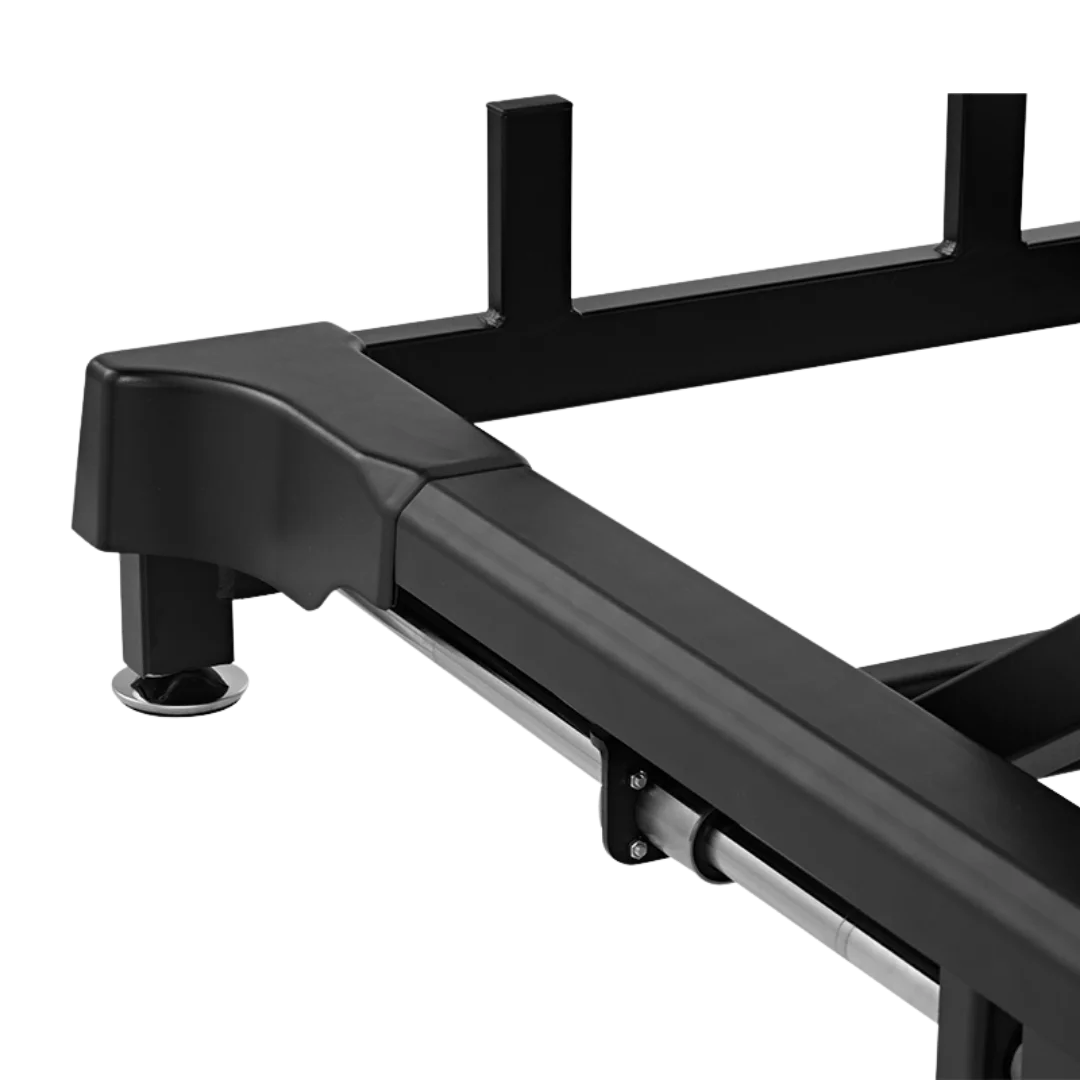 Dog Grooming Electric Tub with Sliding Door by Waggz,"Black metal tub base frame with leveling foot"