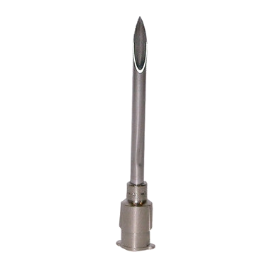 Avid Musicc Microchips ISO,"Metal implant needle with slotted tip"