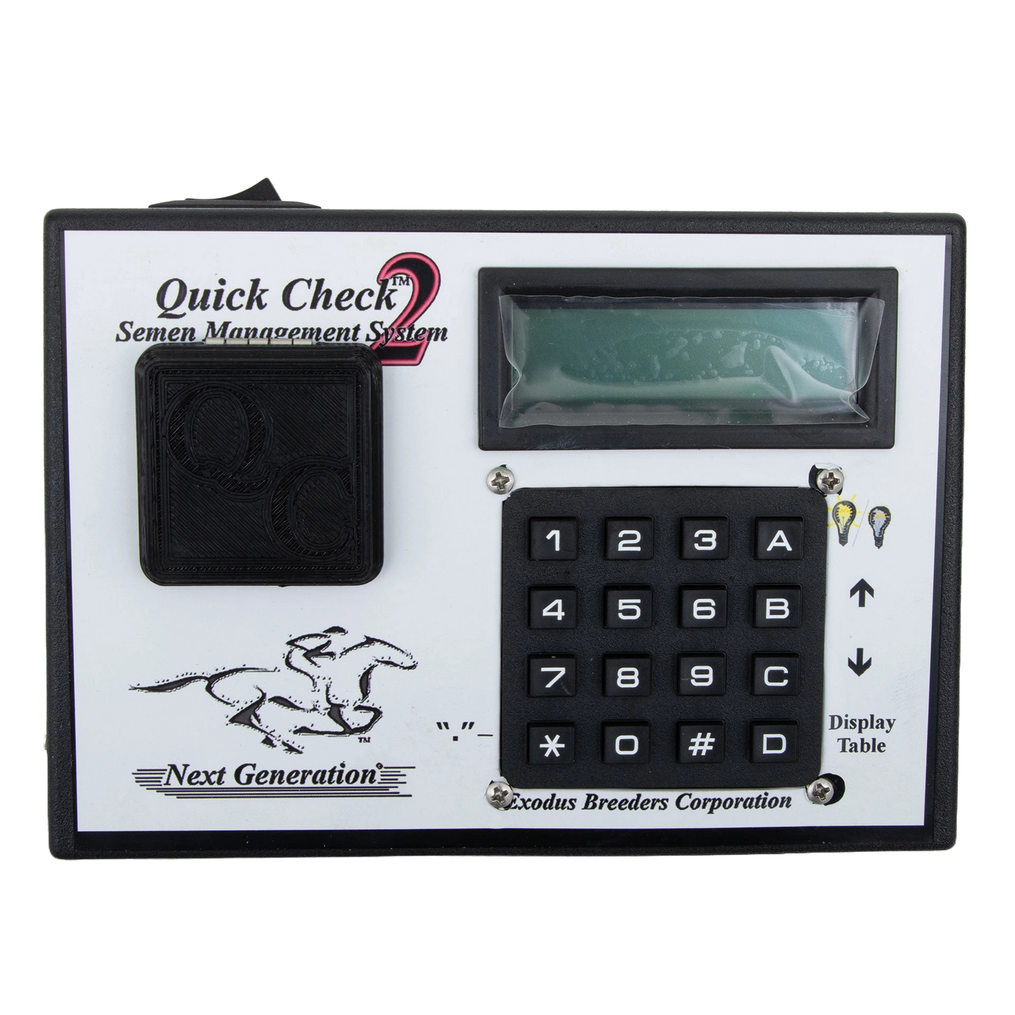 Quick Check Semen Counting System,"Electronic control unit with display screen and numeric keypad"