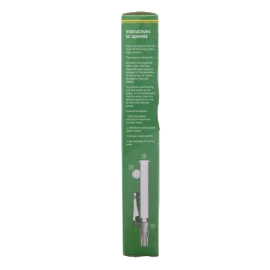 Pipette Pump,"Side view of green product box with pump diagram"