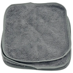 Puppywarmer Fleece Inserts,"Two stacked gray fleece pad inserts"