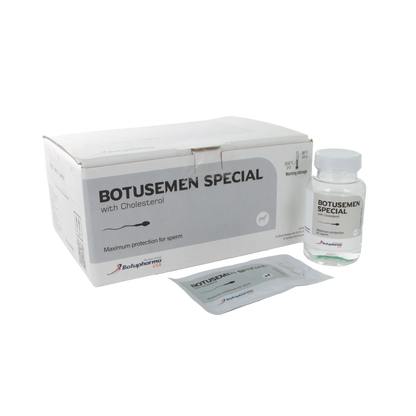 BotuSemen Special,"Box with bottle and two sachet packets"