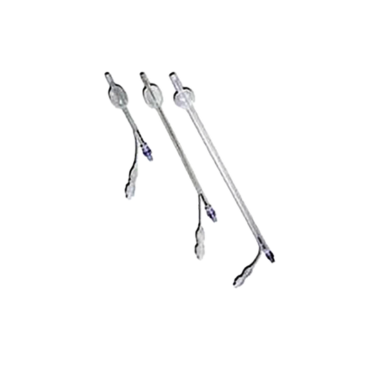 Mavic AI Canine Catheter,"Three clear balloon catheters with colored tips"