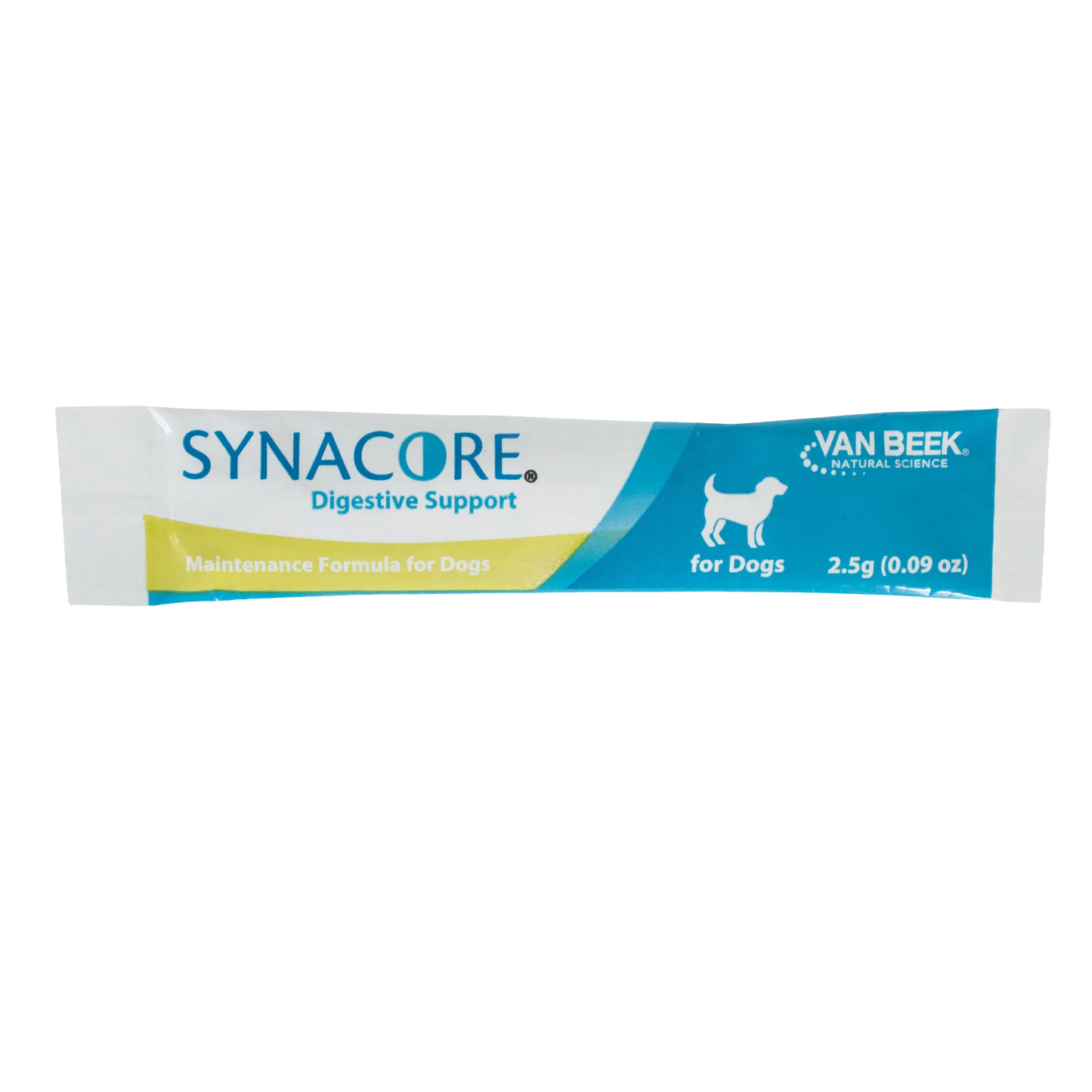 Synacore® for Dogs & Cats,"Blue and white packet with dog icon"