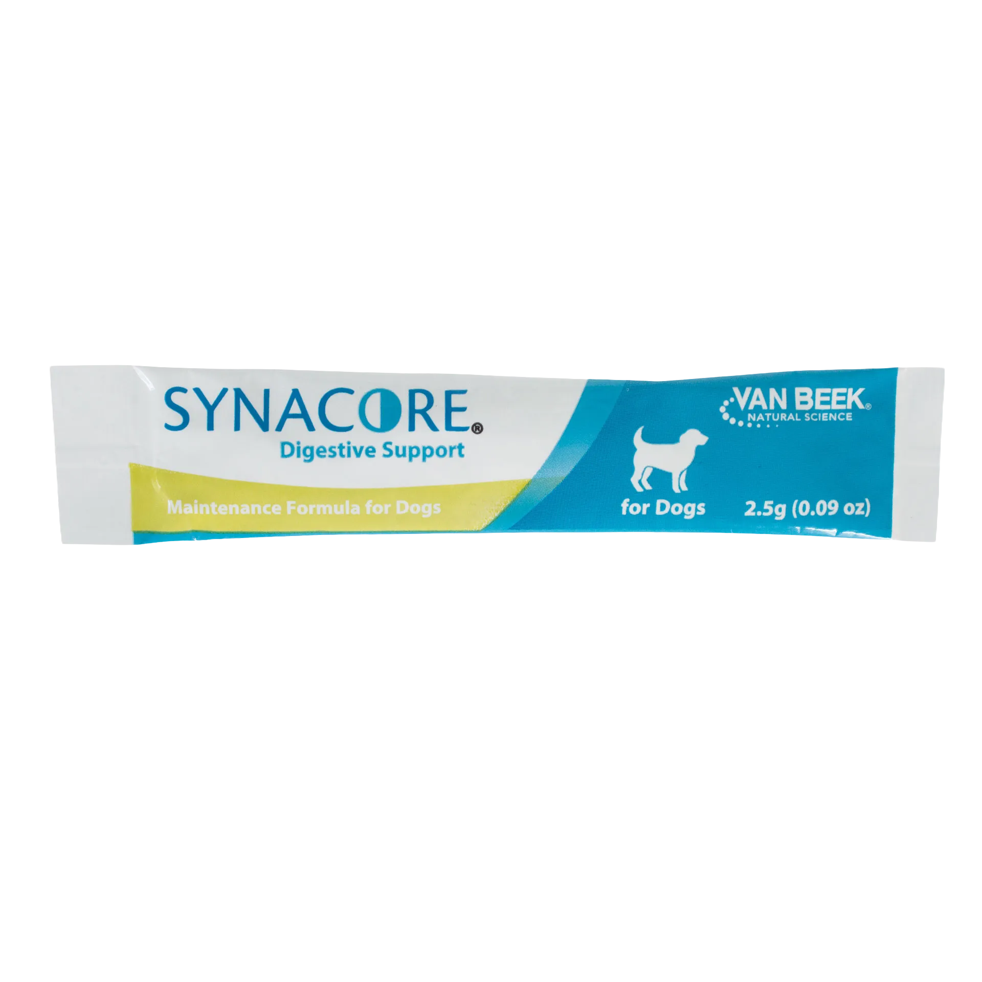 Synacore® for Dogs & Cats,"Blue and white packet with dog icon"