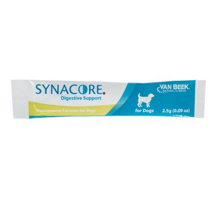Synacore® for Dogs & Cats,"Blue and white packet with dog icon"