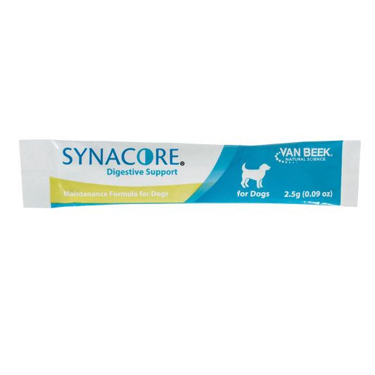 Synacore® for Dogs & Cats,"Blue and white packet with dog icon"