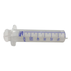 Semen Safe All Plastic Sterile Syringes Luer Slip Tip,"Clear plastic syringe with blue measurement markings"