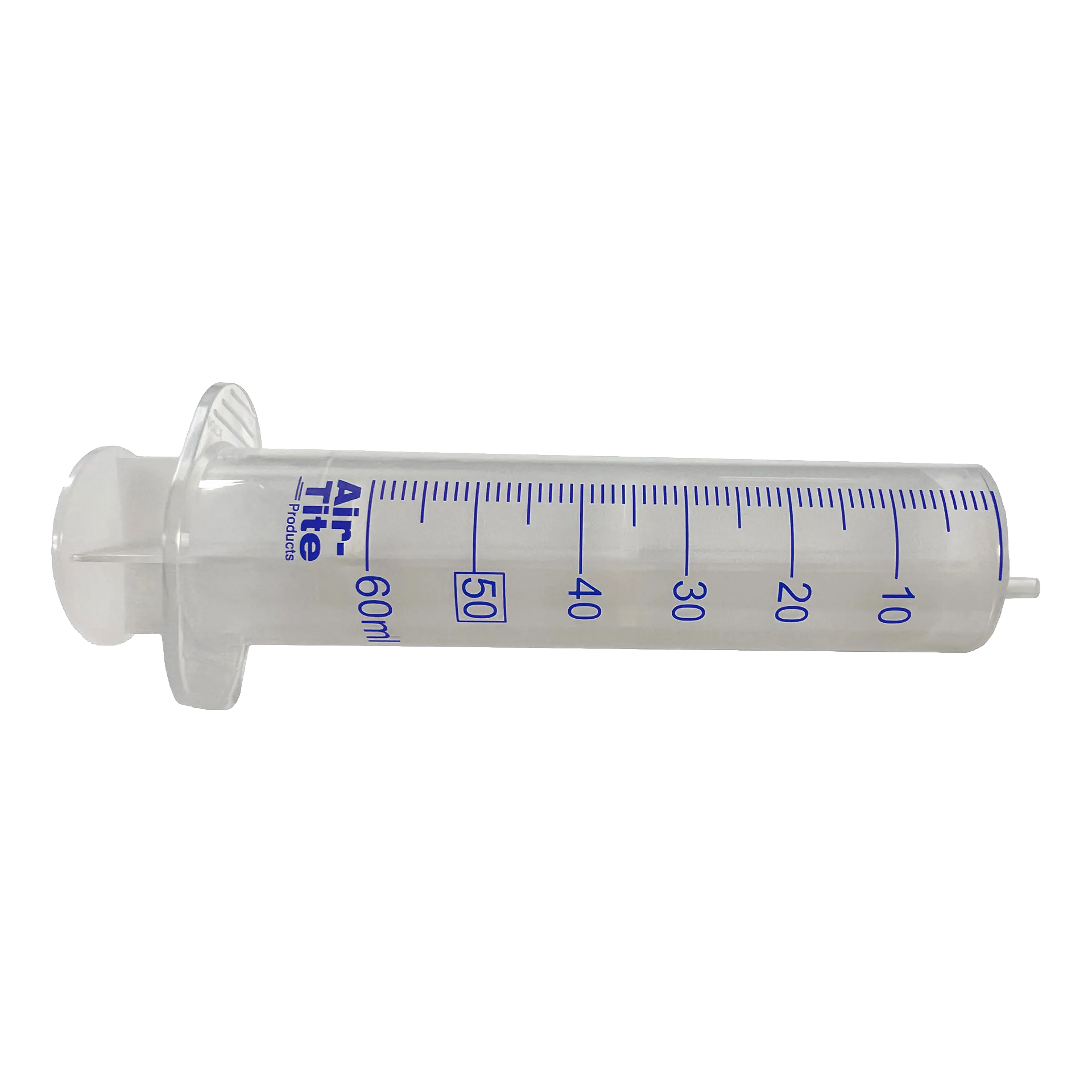 Semen Safe All Plastic Sterile Syringes Luer Slip Tip,"Clear plastic syringe with blue measurement markings"