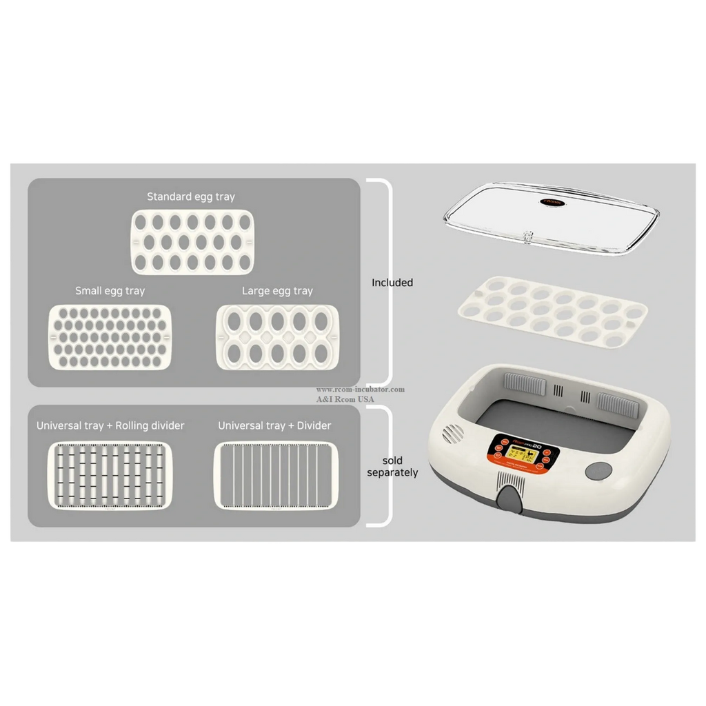 Pro-20 Incubator by Rcom USA