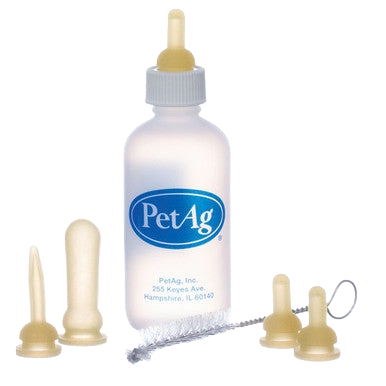 PetAg® Nursing Kits,"Nursing bottle with rubber nipples and cleaning brush"
