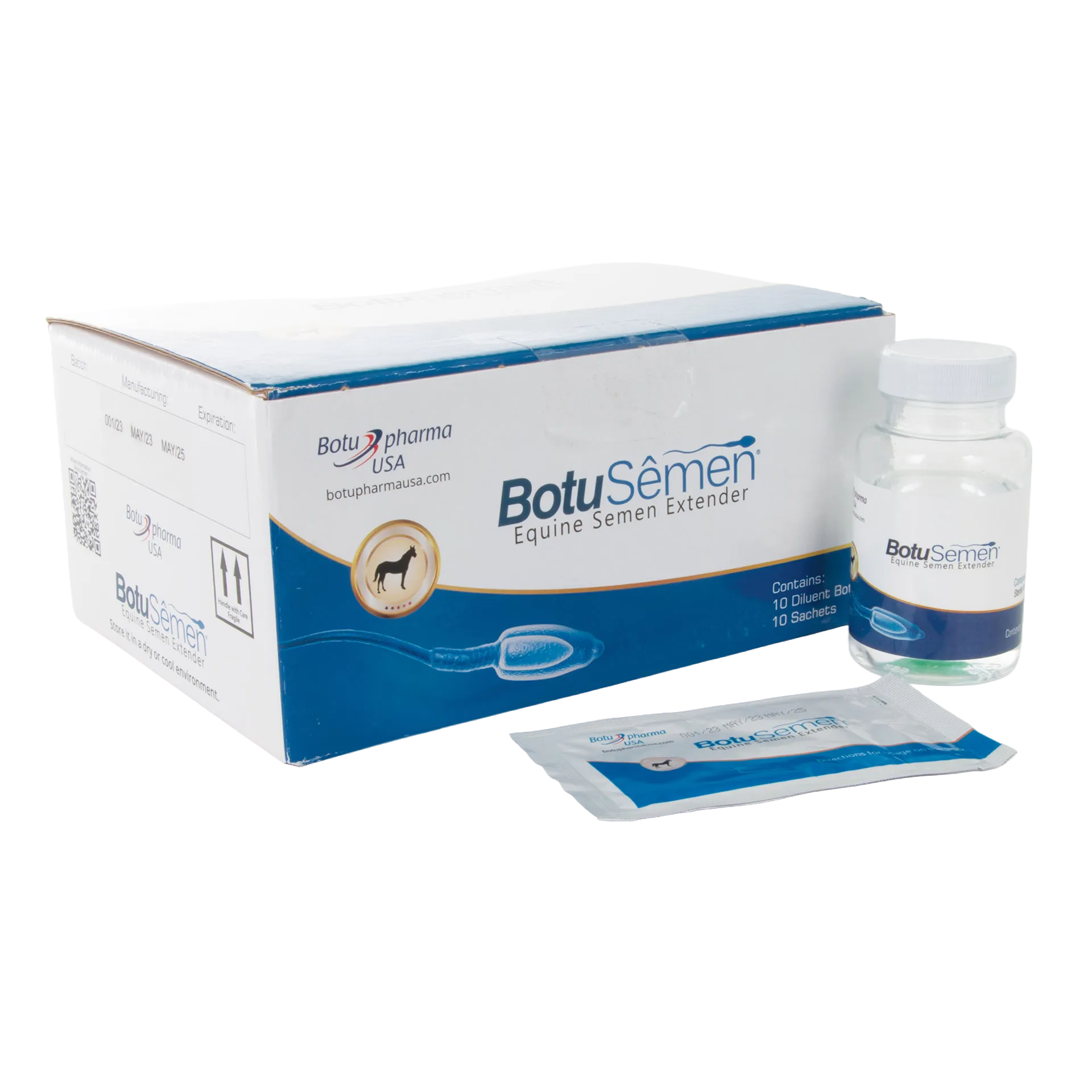 BotuSemen Standard,"Box with bottle and single sachet packet"