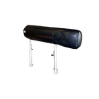 Equine Breeding Phantom 2 Leg,"Black cylindrical padded phantom with two metal legs"