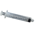 Air-Tite 10cc Syringe,"Clear syringe with black plunger seal"