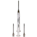 Avid Musicc Microchips ISO,"Syringe with attached needle and two separate needles"
