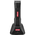 Black Saphir Basic with One Battery by Heiniger and FREE Blade,"Black hair clipper in charging stand"