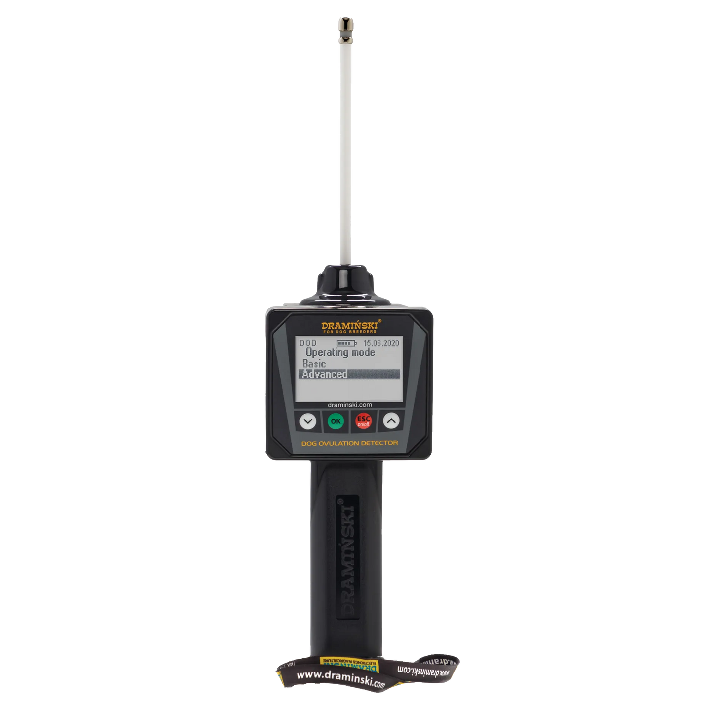 Draminski Dog Ovulation Detector,"Handheld detector with long probe and digital screen"