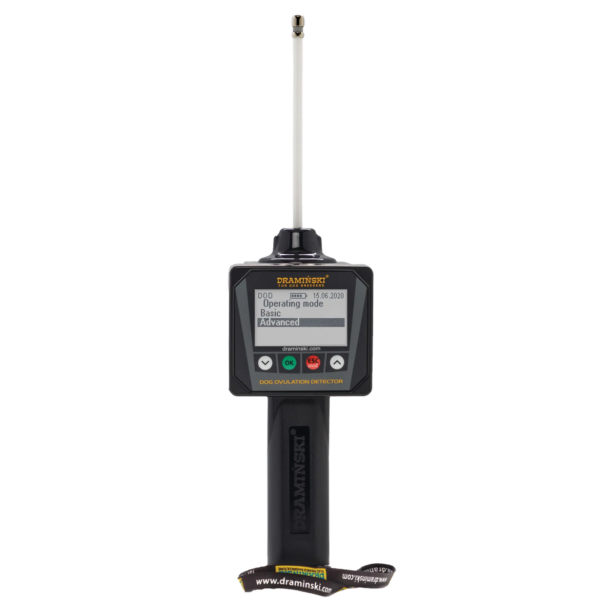 Draminski Dog Ovulation Detector,"Handheld detector with long probe and digital screen"