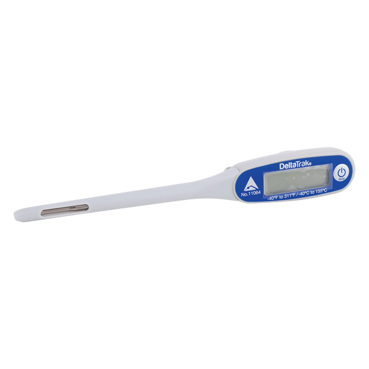 Quicktemp Digital Probe Thermometer,"Digital probe thermometer with blue display head"