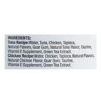 Inaba® Churu® Cat Treats,"Close-up of package ingredients panel"