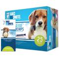 AKC Reunite Indigo ISO Microchips,"Blue product box with matching insert card and dog photos"