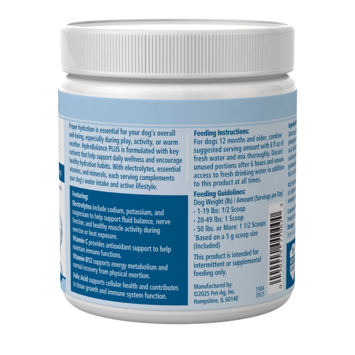 HydroBalance PLUS for Dogs by PetAg