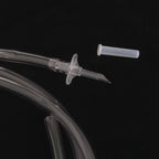 Uterine Flushing/Lavage Catheter,"Clear catheter tip with flange and white cap"