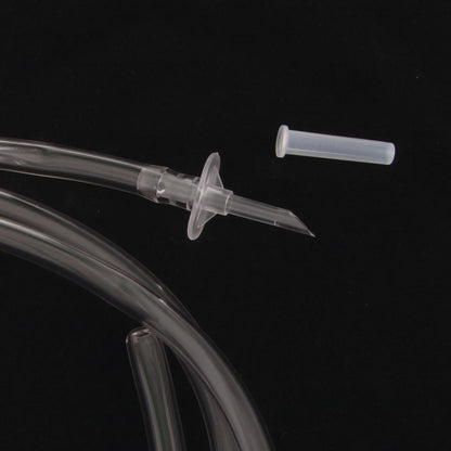 Uterine Flushing/Lavage Catheter,"Clear catheter tip with flange and white cap"