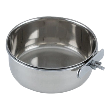 Coop Cups with Bolt Clamp,"Stainless steel cup with side bolt clamp"