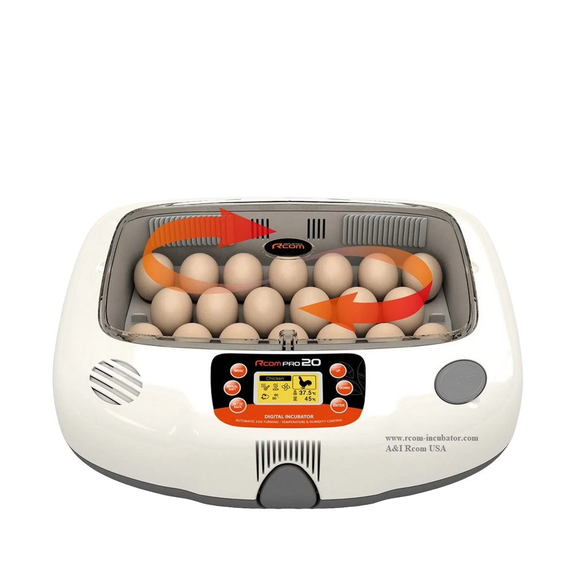Pro-20 Incubator by Rcom USA