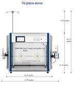 ICU 160 V2 by Rcom USA,"Front view incubator with IV pole and side module"