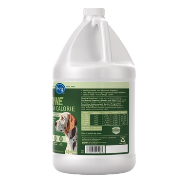 Dyne® Supplement for Dogs and Puppies,"Large white jug with green label"