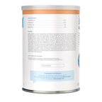 KMR®,"Back view of powdered formula can with label"
