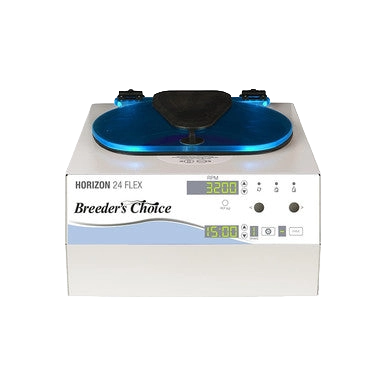Horizon 24 Flex,"Benchtop egg incubator with blue lid and digital display"
