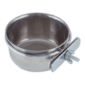 Coop Cups with Bolt Clamp,"Metal cup with side bolt clamp attachment"
