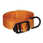 Breeder's Edge® ID Me™ Take Me Home Collars and Leashes,"Orange nylon collar with black buckle and D-ring"