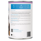 Esbilac® Puppy Milk Replacer,"Back of can with feeding directions label"