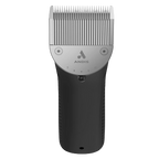 Proclip 5-In-1 Sunset Clipper With FREE 4oz Clipper Oil By Andis,"Front view of black hair clipper with silver blade"