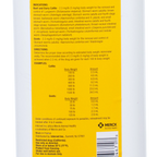 Safe-Guard® Dewormer for Goats Cattle,"Back label with dosage directions and barcode"