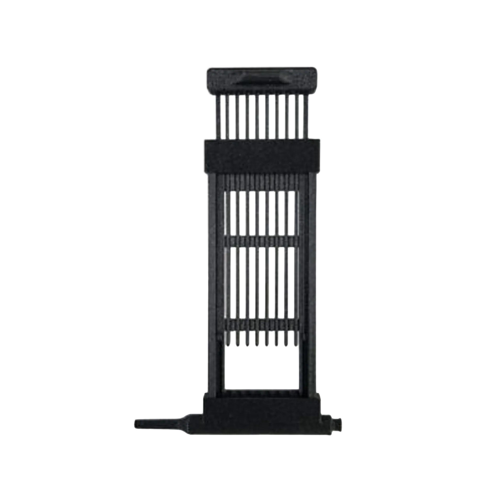 STUDS (Straw to Uterus Delivery System),"Black straw loading rack with clear tubes"