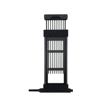 STUDS (Straw to Uterus Delivery System),"Black straw loading rack with clear tubes"