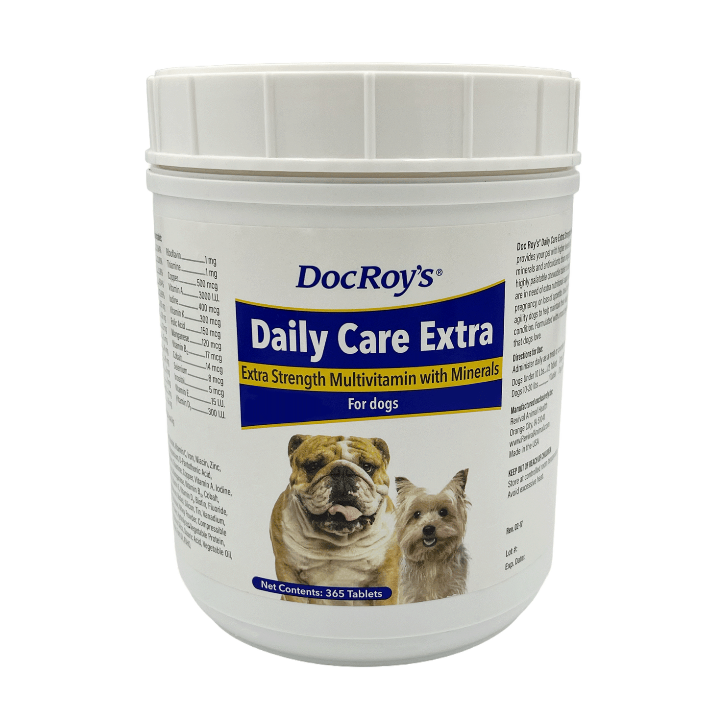 Doc Roy's® Daily Care Extra Canine